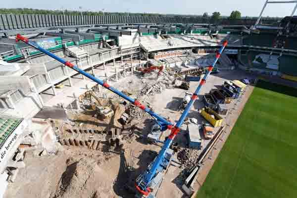 Weser Stadion Rückbau Ost/Westkurve