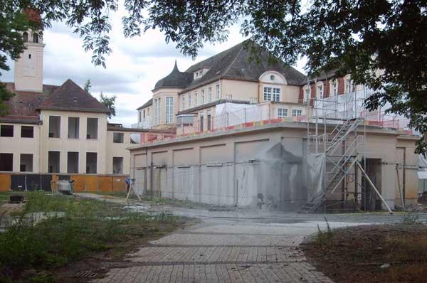 Rückbau eines Bunkers in Köpenick / Berlin
